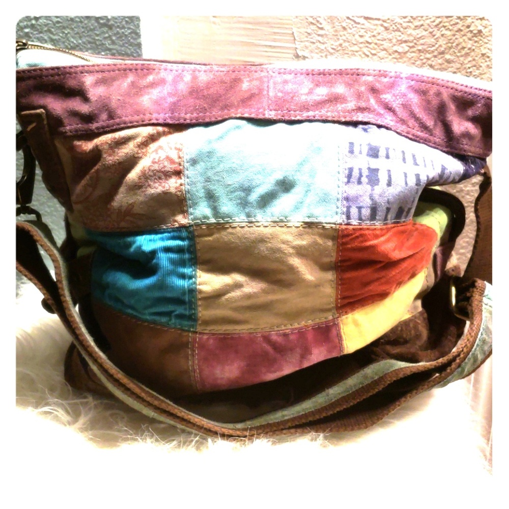 RARE Lucky Brand xtra Lg boho travel bag